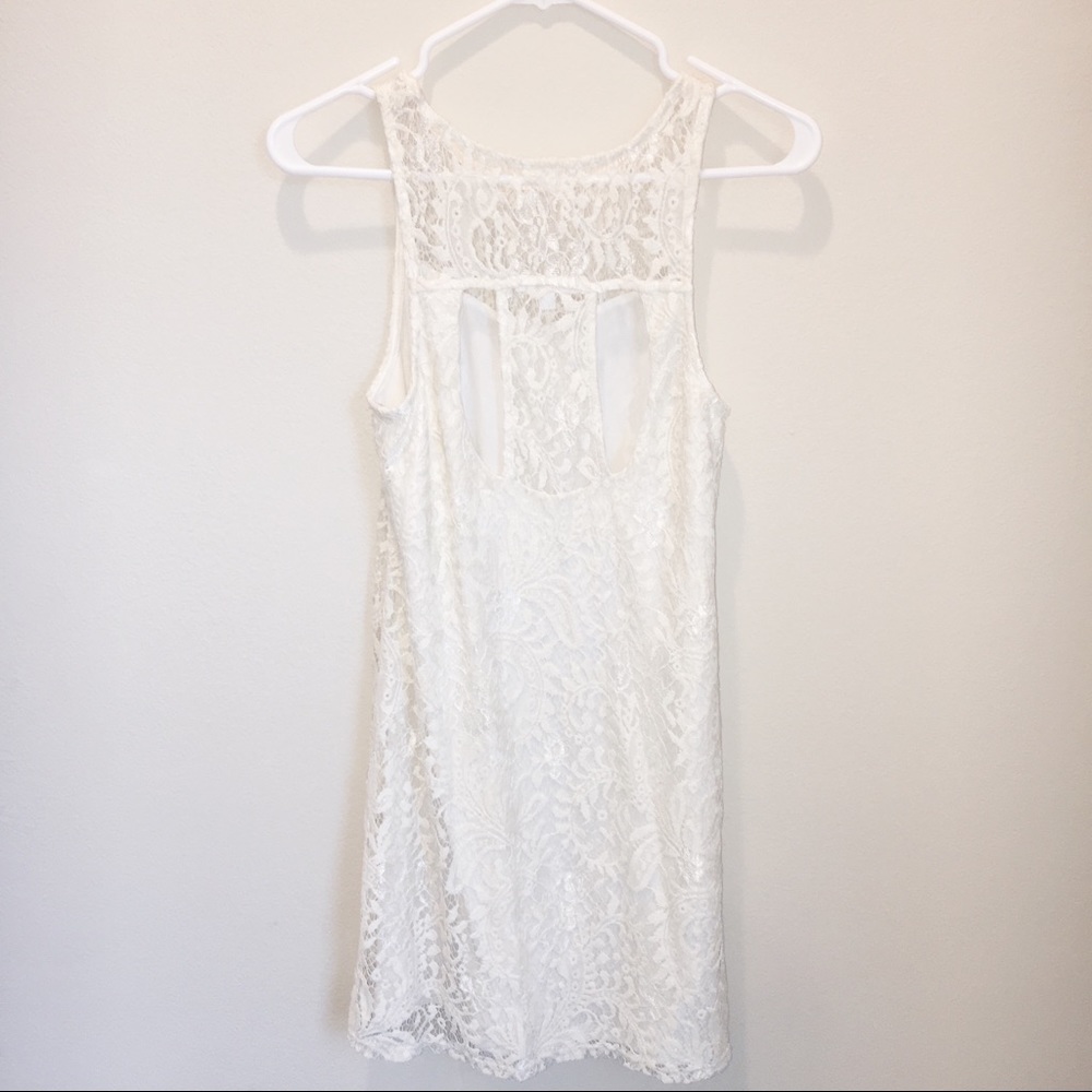 Nordstrom White Lace Dress (Size S)